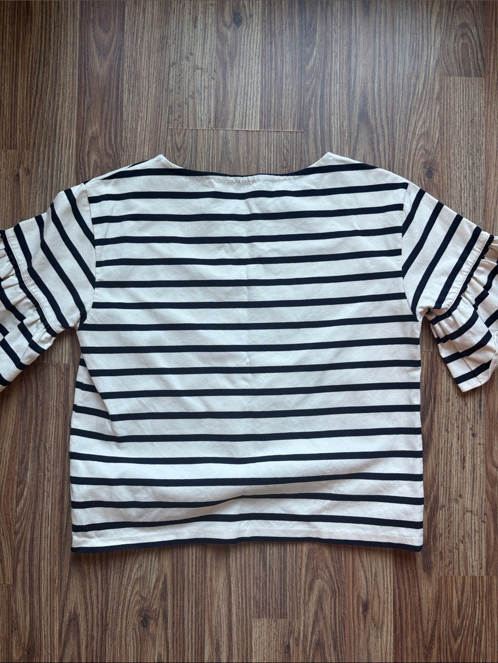 J.Crew Ruffle Sleeve Knit Top - Picture 3 of 3